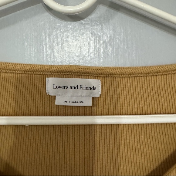 Lovers and Friends Crop Cardigan in Yellow Size XXS - Picture 3 of 7